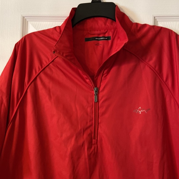 Greg Norman Man Windbreaks Shirt size M excellent condition color red - Picture 4 of 12